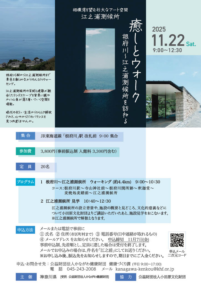 11月22日癒しとウォークチラシ 11月22日癒しとウォークチラシ